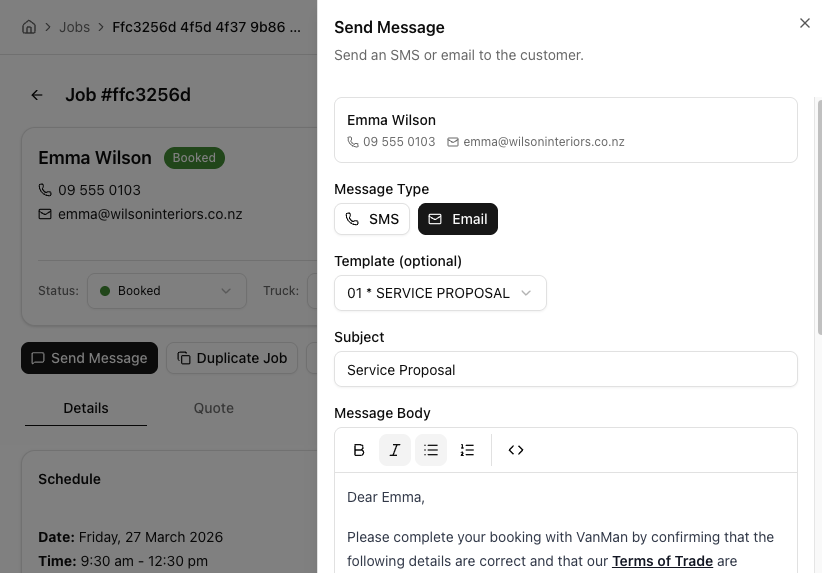 Customer Communications